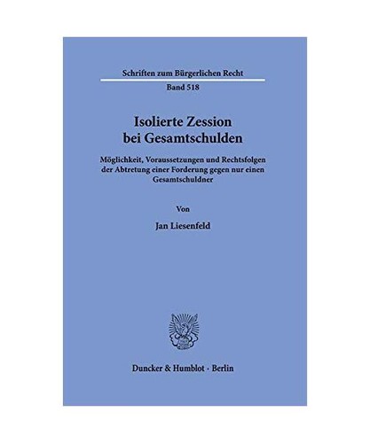 Isolierte zession bei - zession,