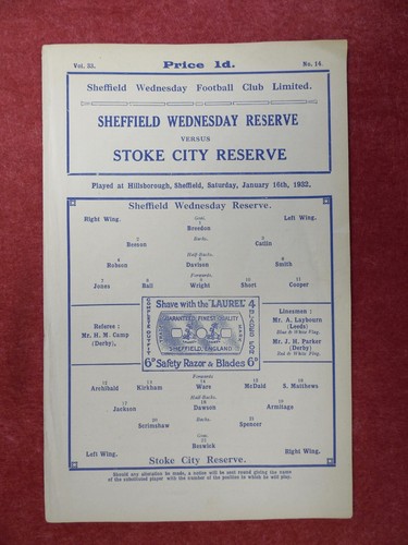 Sheffield mittwoch stoke - sheffield,