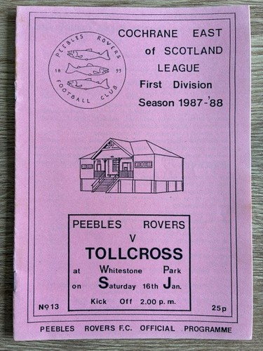 Jan 1988 peebles rovers v - 1988,