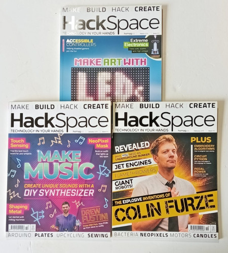 Hackspace magazine issues - magazine, x