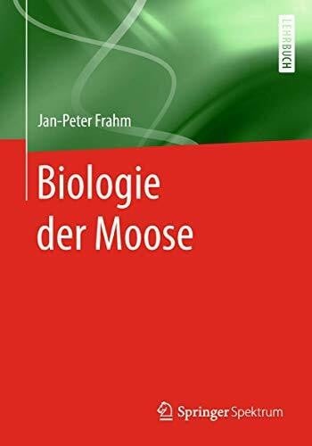 Biologie der moose buch - der,